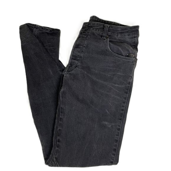 G-Star Raw Arc Zip Jeans Men’s 32x34 Black Slim Tapered‎ Distressed Denim - Picture 3 of 15